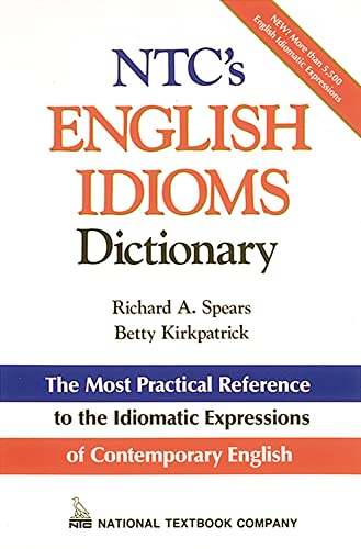 Imagen de archivo de N.T.C.s English Idioms Dictionary (McGraw-Hill ESL References) a la venta por Goodwill Books