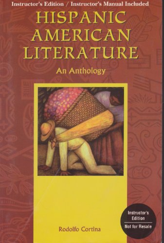 Immagine dell'editore per Hispanic American Literature: An Anthology venduto da ThriftBooks-Atlanta