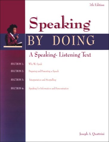 9780844257617: Speaking by Doing: A Speaking-Listening Text (Teachers Resource Book)