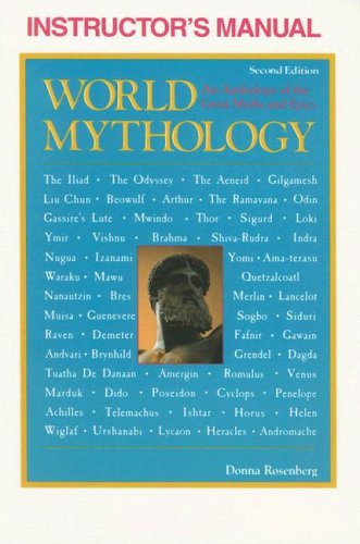 Stock image for Instructor's Manual for World Mythology: An Anthology of the Great Myths and Epics (Second Edition) for sale by Front Cover Books
