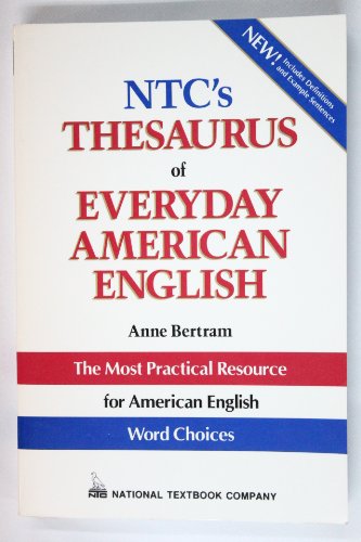 Stock image for Ntc's Thesaurus of Everyday American English for sale by HPB-Ruby