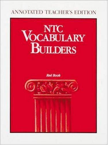 Beispielbild fr NTC Vocabulary Builders Level 1: Red Book- Annotated Teacher's Edition zum Verkauf von SecondSale