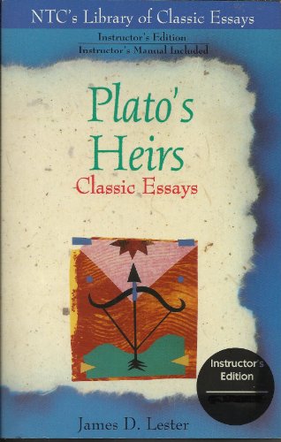 9780844258799: Title: Platos Heirs NTCs Library of Classic Essays