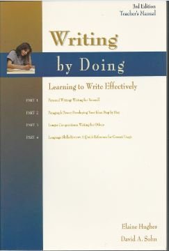 Stock image for Writing by Doing: Learning to Write Effectively/Teacher's Manual for sale by More Than Words