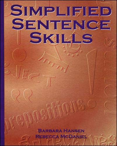 Stock image for Simplified Sentence Skills for sale by Wonder Book