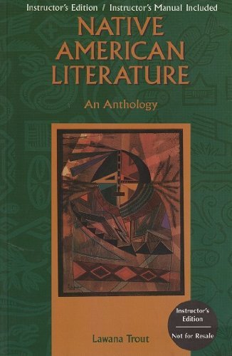 Stock image for Native American Literature: An Anthology for sale by Front Cover Books