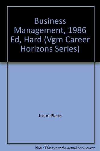 Stock image for Opportunities in Business Management (Vgm Career Horizons Series) for sale by ThriftBooks-Atlanta