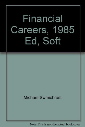 9780844262109: Financial Careers, 1985 Ed, Soft
