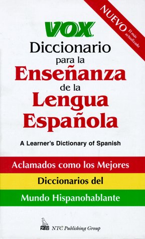 Stock image for Vox Diccionario Para La Ensenanza De La Lengua Espanola for sale by Front Cover Books