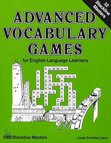 Advanced Vocabulary Games for English Language Learners (9780844273969) by Schinke-Llano, Linda