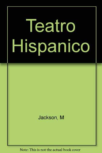 Stock image for Teatro Hispanico (Spanish Edition) for sale by -OnTimeBooks-