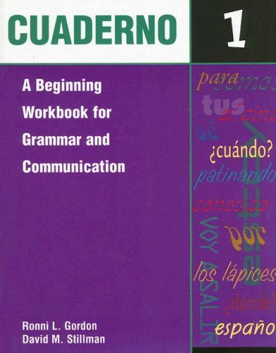 Beispielbild fr Cuaderno 1: A Beginning Workbook for Grammar and Communication (Spanish Edition) zum Verkauf von SecondSale