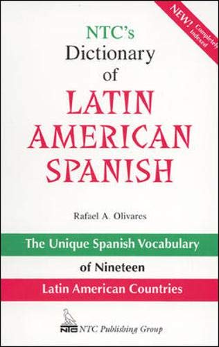 Imagen de archivo de NTC's Dictionary of Latin American Spanish a la venta por Irish Booksellers
