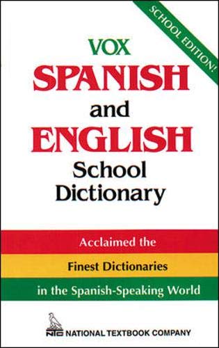 Stock image for Vox Spanish and English School Dictionary for sale by ThriftBooks-Dallas