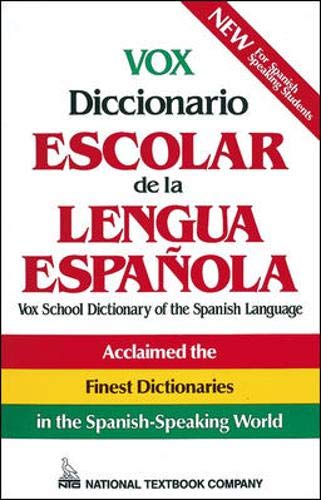 Imagen de archivo de Vox Diccionario Escolar de la Lengua Española a la venta por Better World Books: West