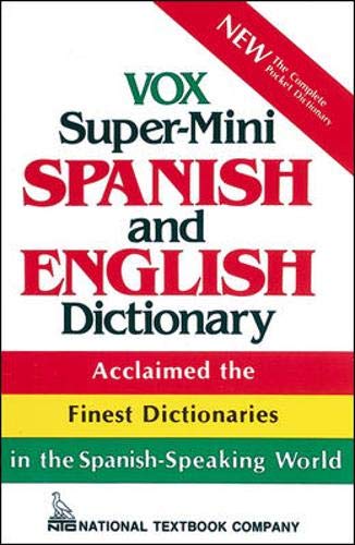 Imagen de archivo de Vox Super-Mini Spanish and English Dictionary a la venta por Better World Books: West