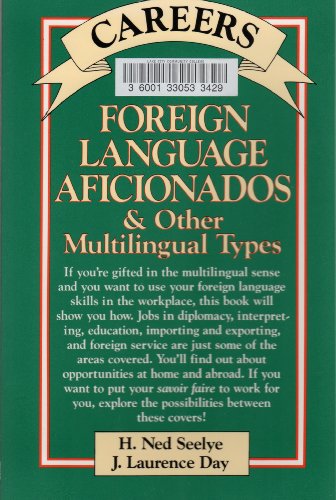 Beispielbild fr Careers for Foreign Language Aficionados and Other Multilingual Types (McGraw-Hill Careers for You) zum Verkauf von Wonder Book