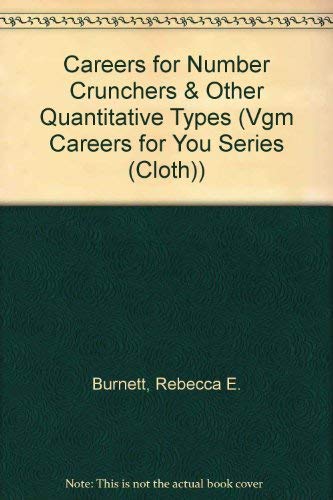 Beispielbild fr Careers for Number Crunchers and Other Quantitative Types zum Verkauf von Sessions Book Sales