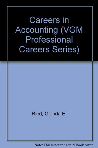 9780844281414: Careers in Accounting (Vgm Professional Careers Series)