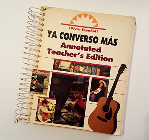 Beispielbild fr YA CONVERSO MAS VIVA EL ESPANOL, TEACHER EDITION zum Verkauf von mixedbag