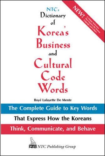 9780844283623: NTC's Dictionary of Korea's Business and Cultural Code Words