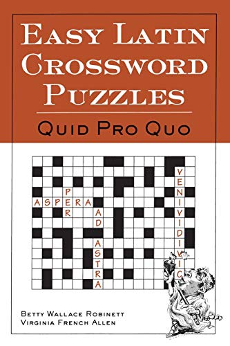 Stock image for Easy Latin Crossword Puzzles for sale by Better World Books