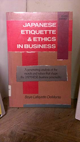 Beispielbild fr Japanese Etiquette and Ethics in Business zum Verkauf von Better World Books