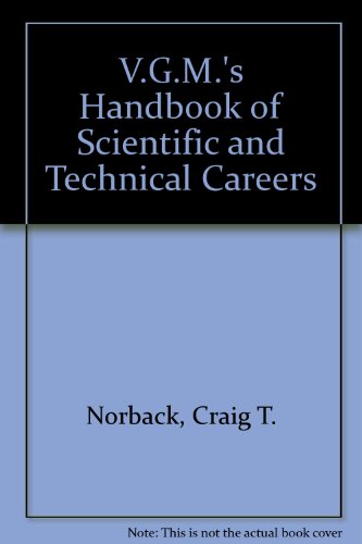 Beispielbild fr V.G.M.'s Handbook of Scientific and Technical Careers zum Verkauf von Redux Books