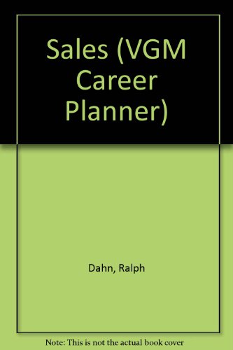 9780844286884: Sales: A Vgm Career Planner (Vgm Career Planner Series)