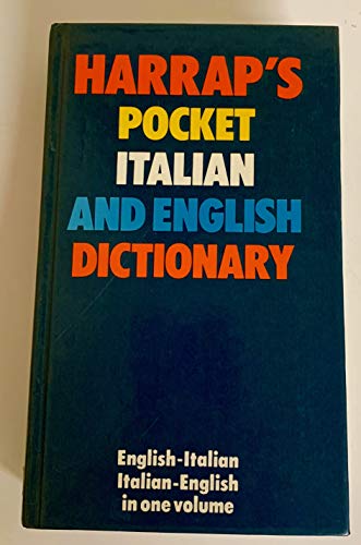 Beispielbild fr Harrap's Pocket Italian and English Dictionary zum Verkauf von Better World Books