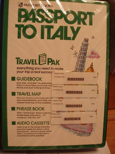 Stock image for Passport to Italy (Travel Pak) (Italian Edition) for sale by dsmbooks