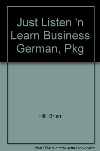Immagine dell'editore per Just Listen 'N Learn Business German venduto da medimops