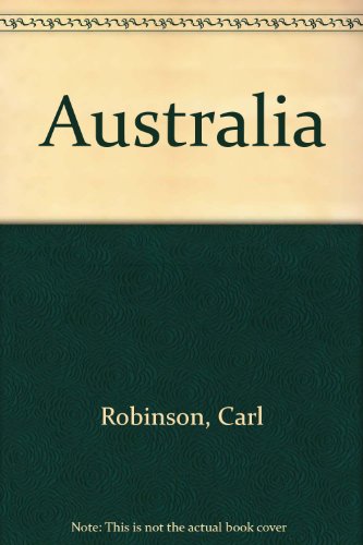 Stock image for Australia for sale by -OnTimeBooks-