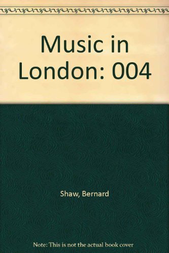 9780844300610: Music in London: 003