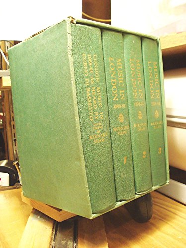 Music in London 1890-94. Four volume set. Volumes 1-3 "Music in London 1890-94", Volume 4 is "Lon...