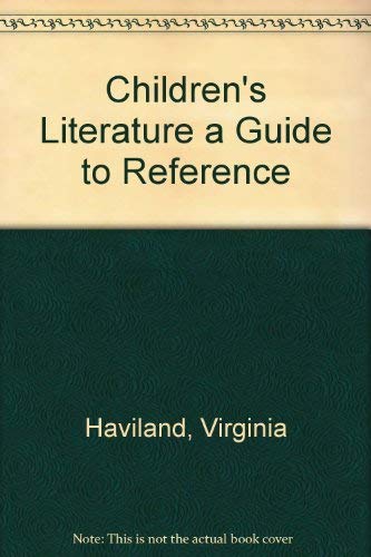Imagen de archivo de Children's Literature: A Guide to Reference Sources (First Supplement. Illustrated) a la venta por GloryBe Books & Ephemera, LLC
