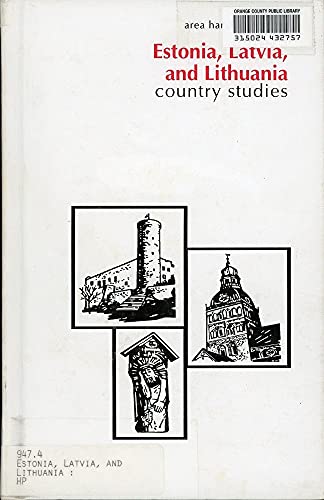 Beispielbild fr Estonia, Latvia, and Lithuania : Country Studies zum Verkauf von Better World Books