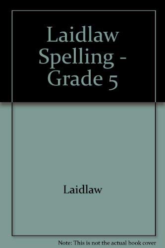 Stock image for Laidlaw Spelling 5 for sale by Wonder Book
