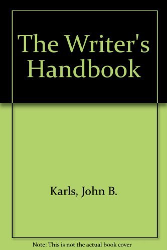 Imagen de archivo de The writer's handbook a la venta por Better World Books: West