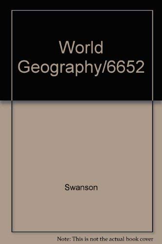 Stock image for World Geography/6652 for sale by Library House Internet Sales