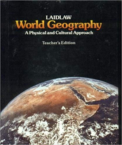 9780844566535: Laidlaw World Geography: A Physical and Cultural Approach