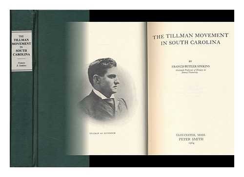 Beispielbild fr The Tillman Movement in South Carolina zum Verkauf von Better World Books