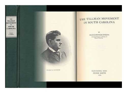 9780844614083: The Tillman Movement in South Carolina