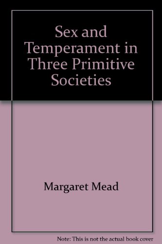 9780844625683: Sex and Temperament in Three Primitive Societies
