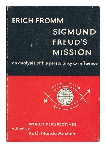 Stock image for Sigmund Freuds Mission for sale by Better World Books