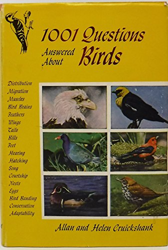 Imagen de archivo de 1001 Questions Answered About Birds a la venta por ThriftBooks-Atlanta