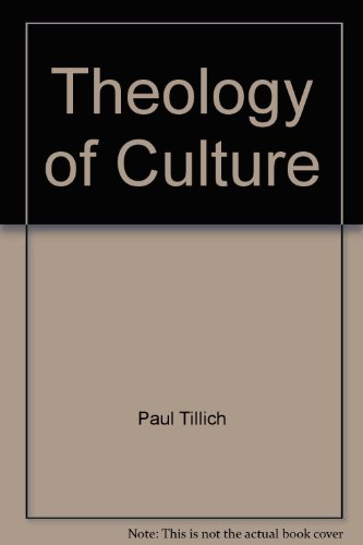 9780844660219: Theology of Culture