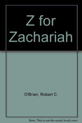 Imagen de archivo de Z for Zachariah a la venta por Better World Books