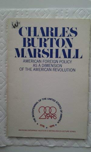 The American Revolution and the American landscape: Delivered in Cabell Hall, the University of Virginia, Charlottesville, Virginia, on March 27, 1974 ... lecture series on the Bicentennial) (9780844713106) by Marx, Leo
