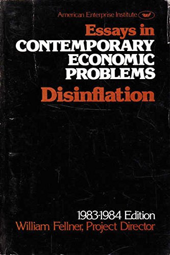 Beispielbild fr Essays in Contemporary Economic Problems: Disinflation zum Verkauf von Wonder Book